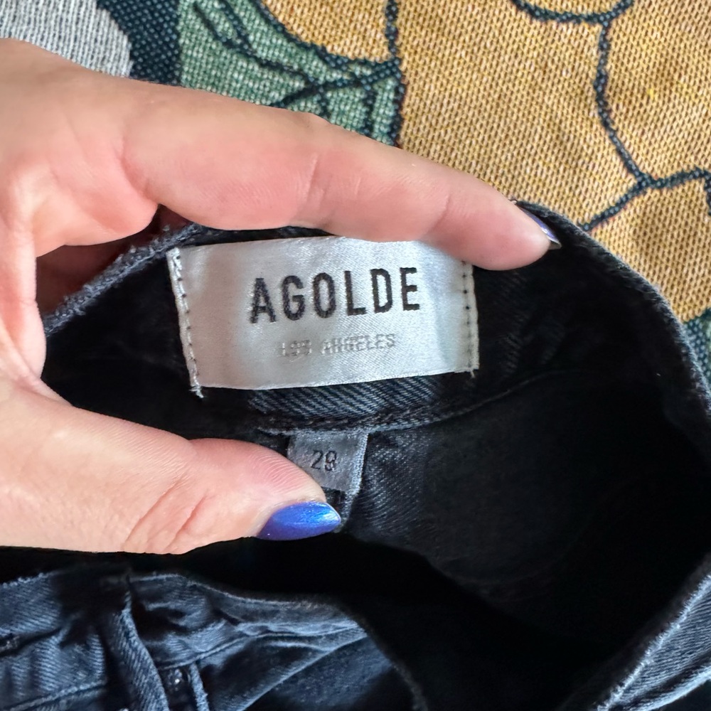 AGOLDE 90s pinch black Jean - Picture 4 of 4